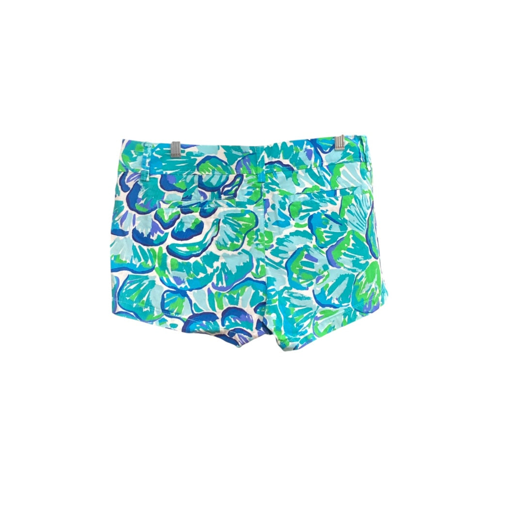 Shorts Designer By Lilly Pulitzer In Blue & Green, Size: 12