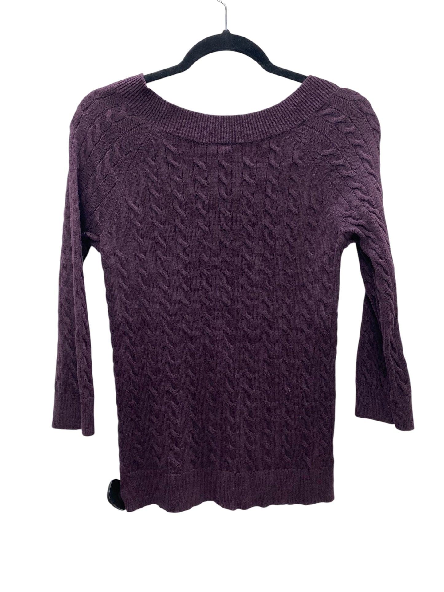 Sweater By Loft In Purple, Size: S