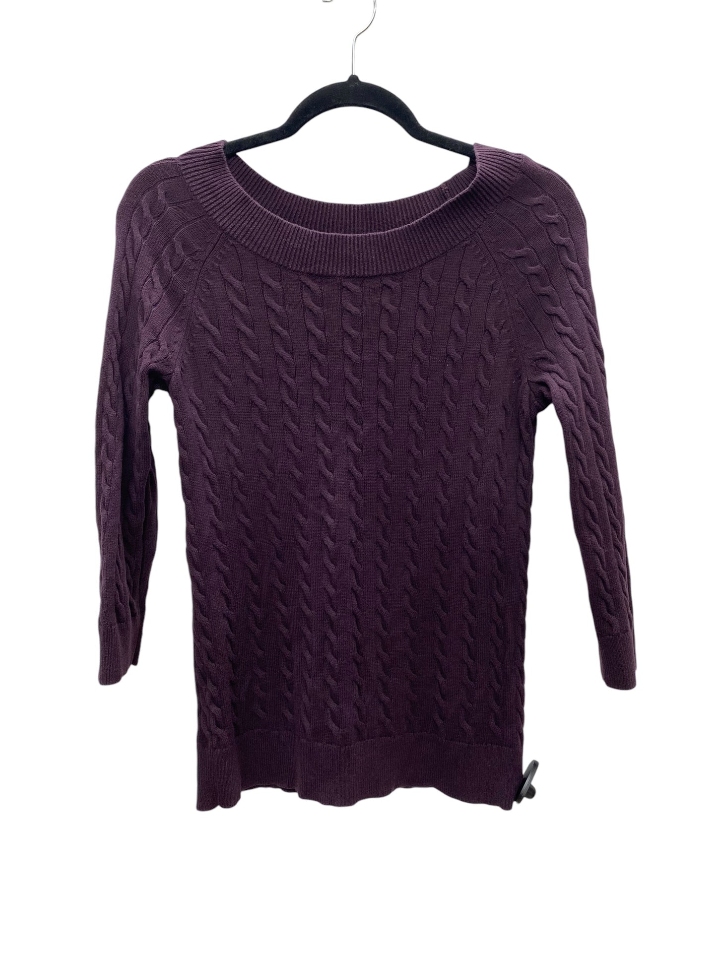 Sweater By Loft In Purple, Size: S