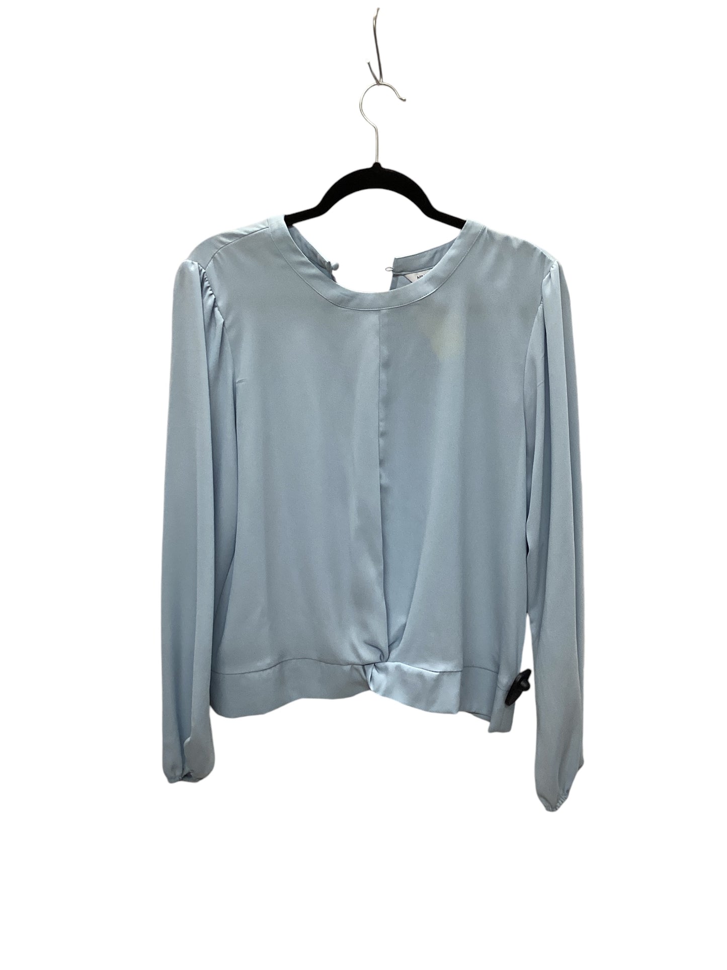 Top Long Sleeve By Nine West Apparel In Blue, Size: L