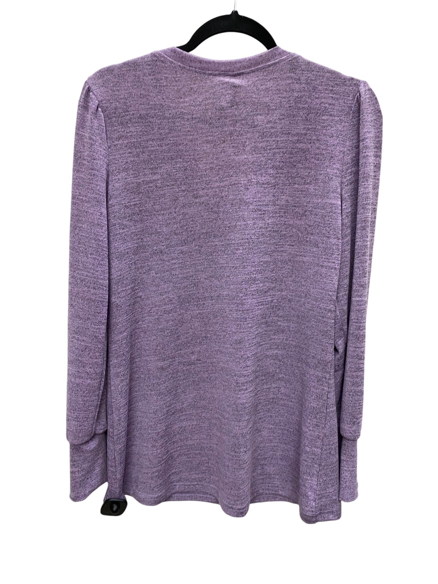 Top Long Sleeve Basic By Clothes Mentor In Purple, Size: S