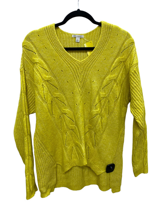 Sweater By Cato In Yellow, Size: S