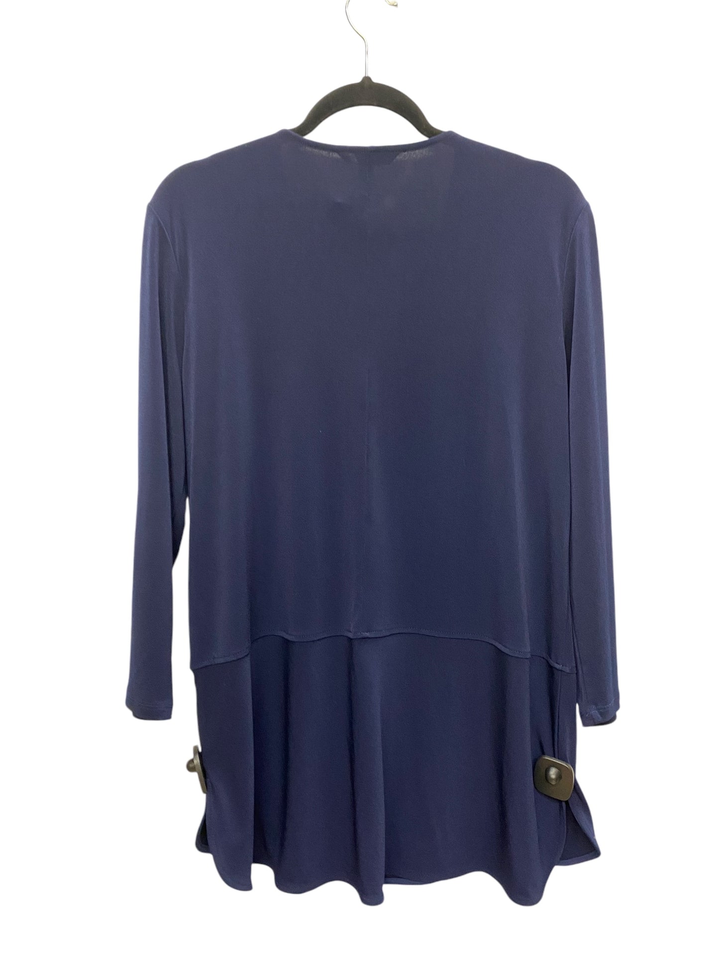 Top Long Sleeve By Lauren By Ralph Lauren In Blue, Size: L