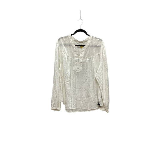 Top Long Sleeve By Gap In White, Size: Xxl