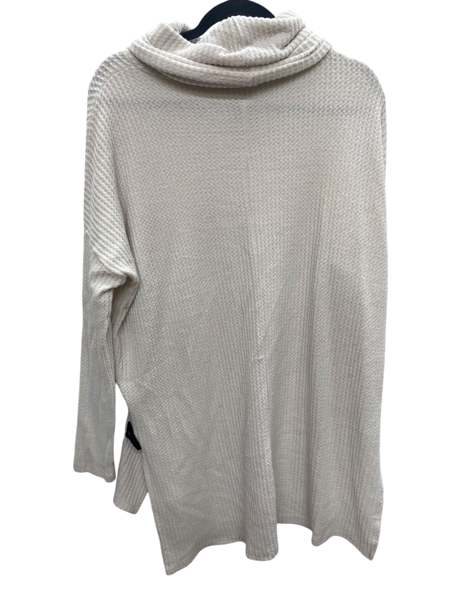 Top Long Sleeve By Zenana Outfitters In Cream, Size: M