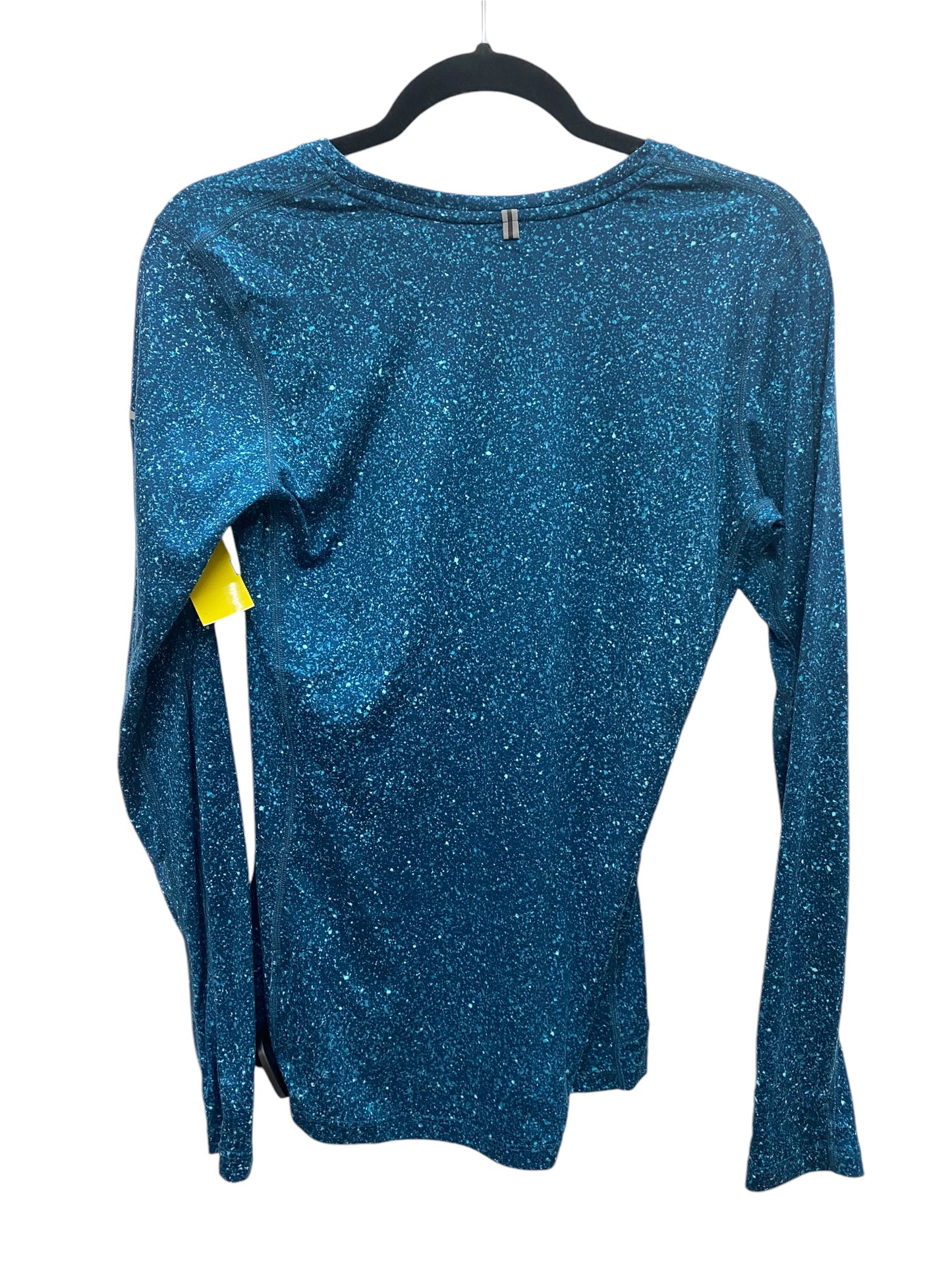 Athletic Top Long Sleeve Crewneck By Nike Apparel In Blue, Size: M