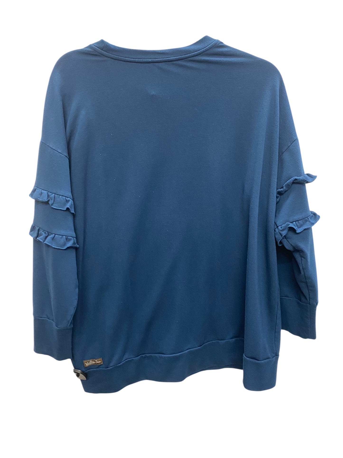 Top Long Sleeve By Matilda Jane In Blue, Size: S