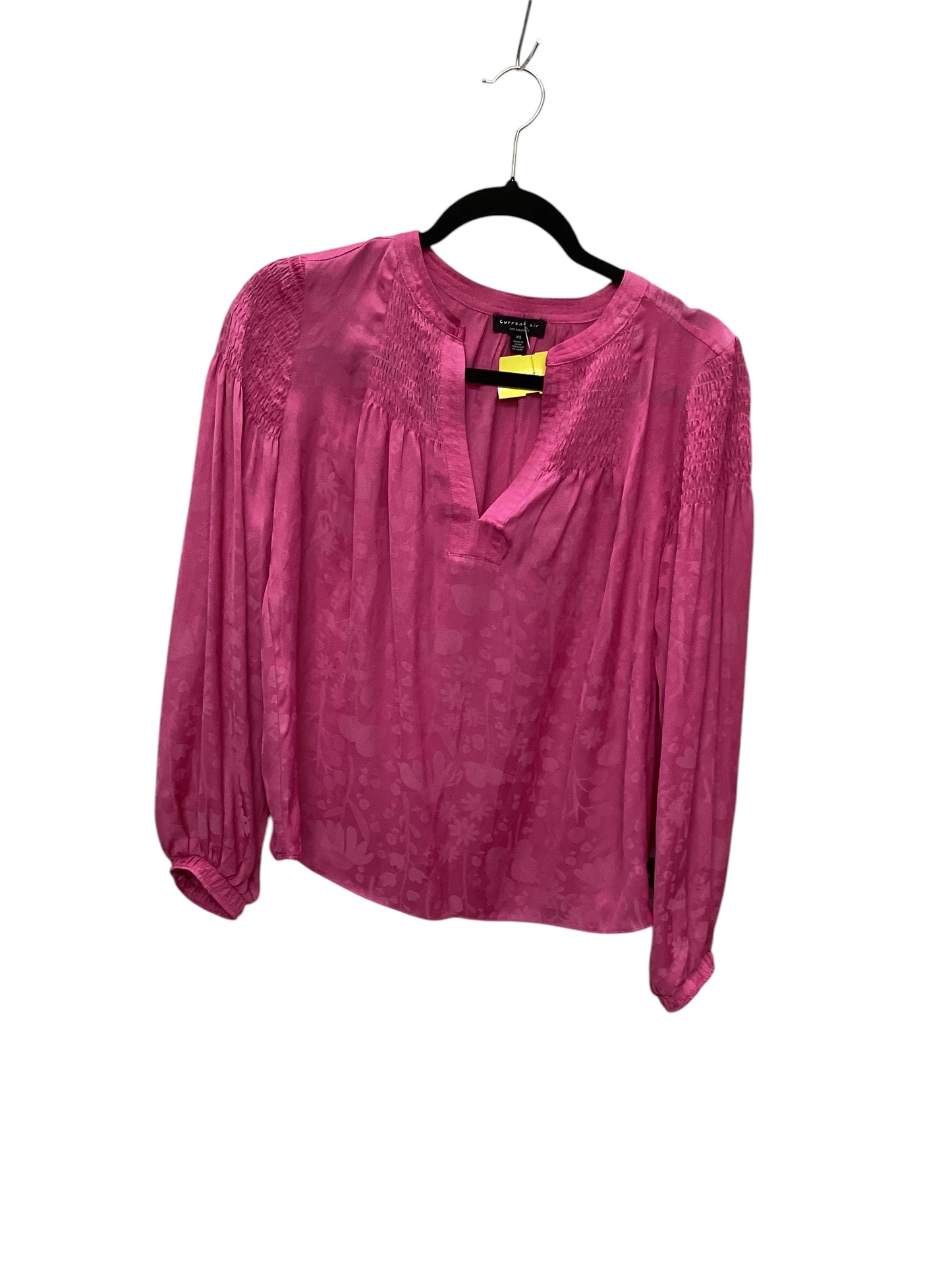 Top Long Sleeve By Current Air In Pink, Size: Xs