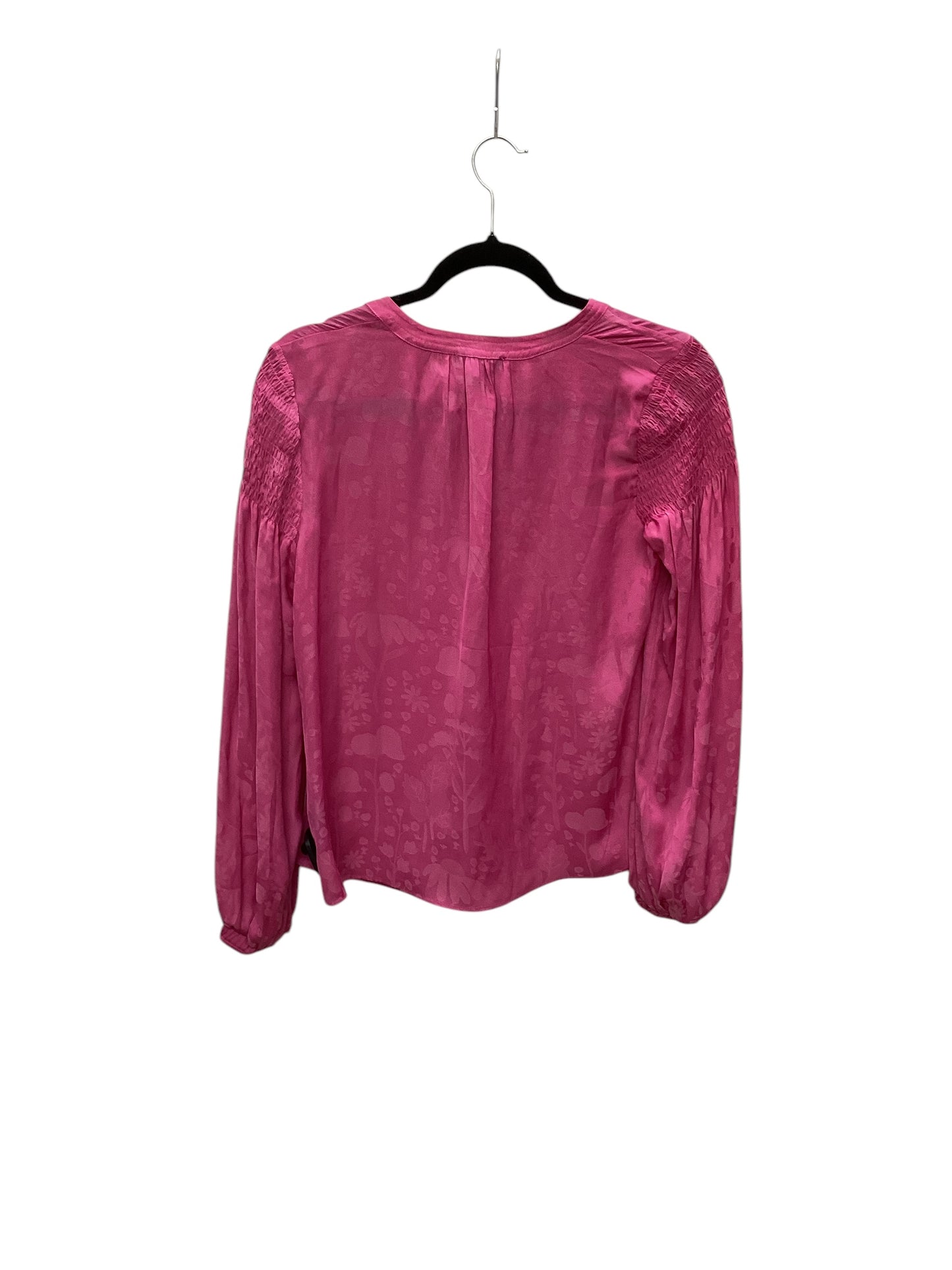 Top Long Sleeve By Current Air In Pink, Size: Xs