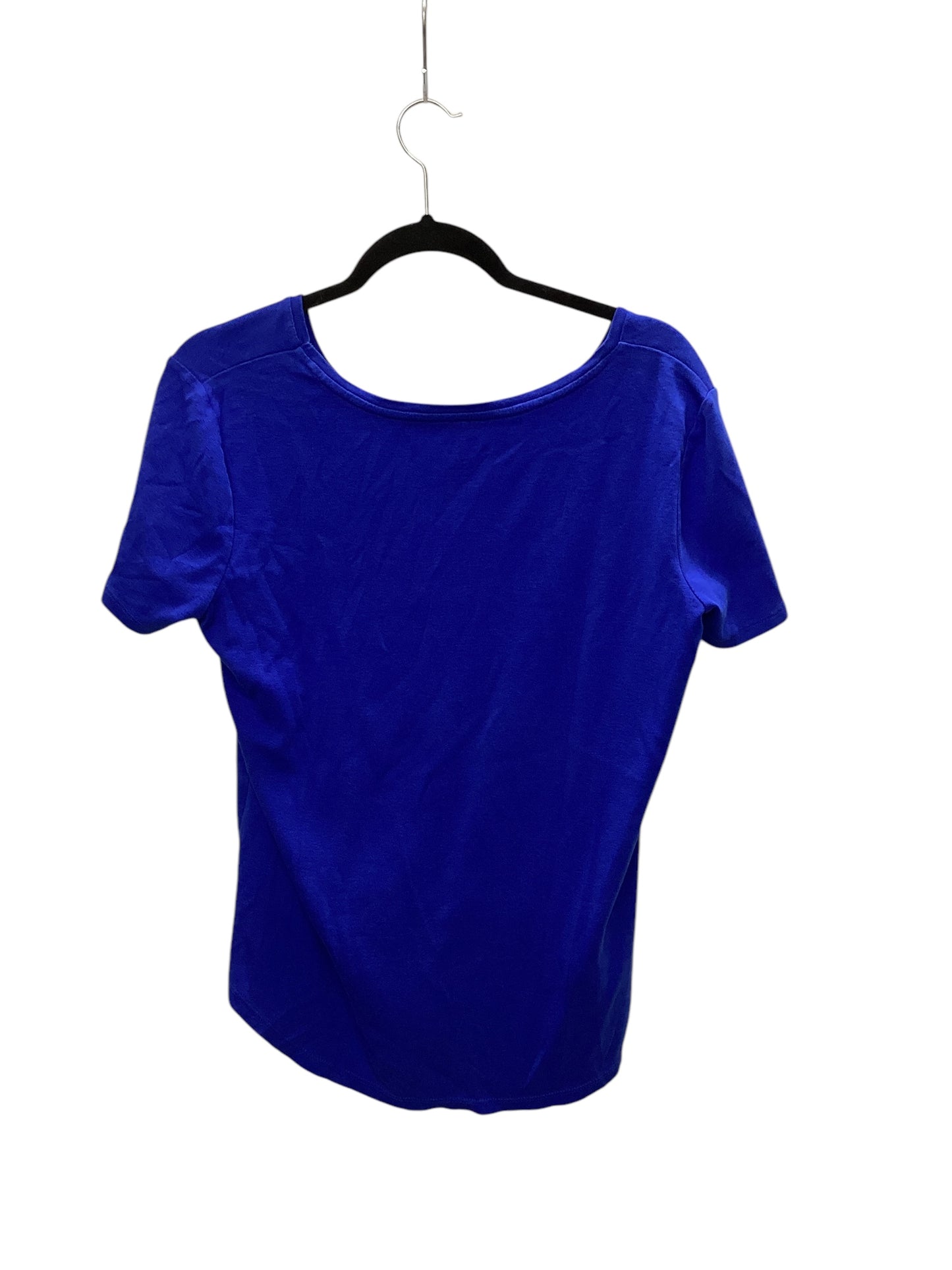 Top Short Sleeve By Chicos In Blue, Size: L