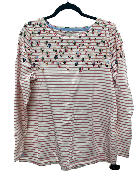 Top Long Sleeve By Joules In Pink, Size: Xl