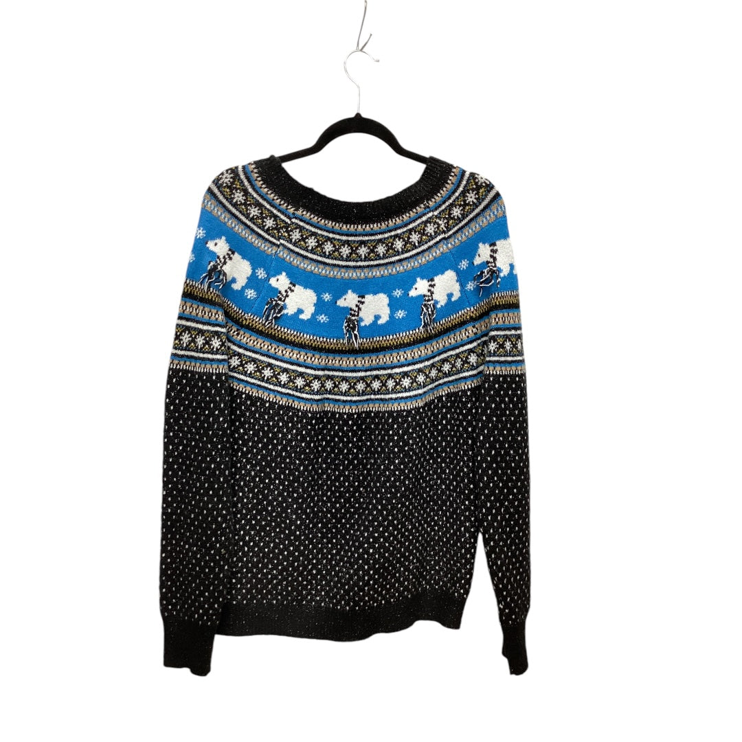 Sweater By Clothes Mentor In Blue, Size: L