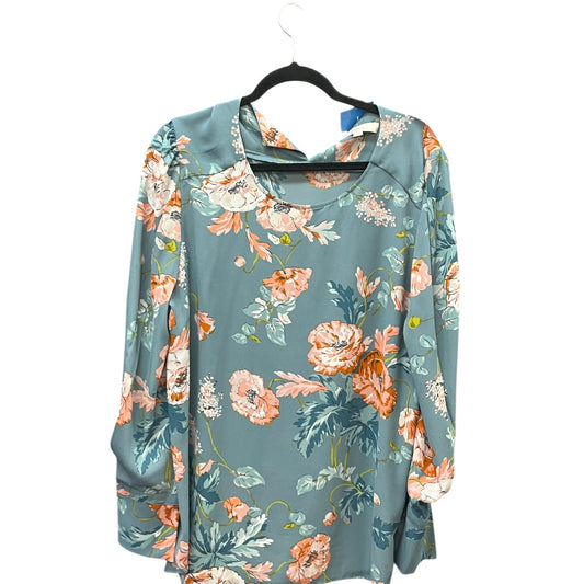 Top Long Sleeve By Loft In Blue, Size: Xl