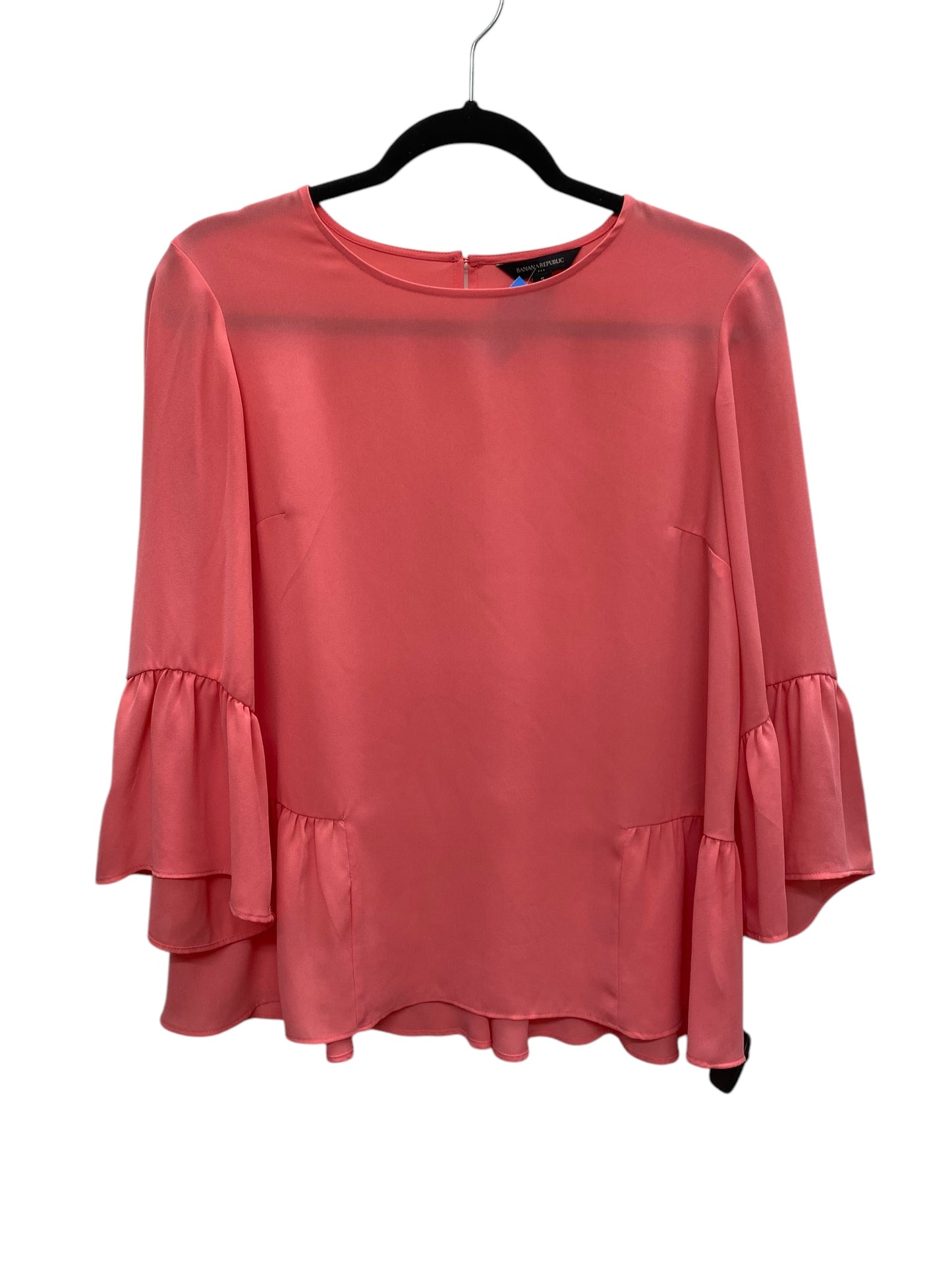 Top Long Sleeve By Banana Republic In Pink, Size: Sp