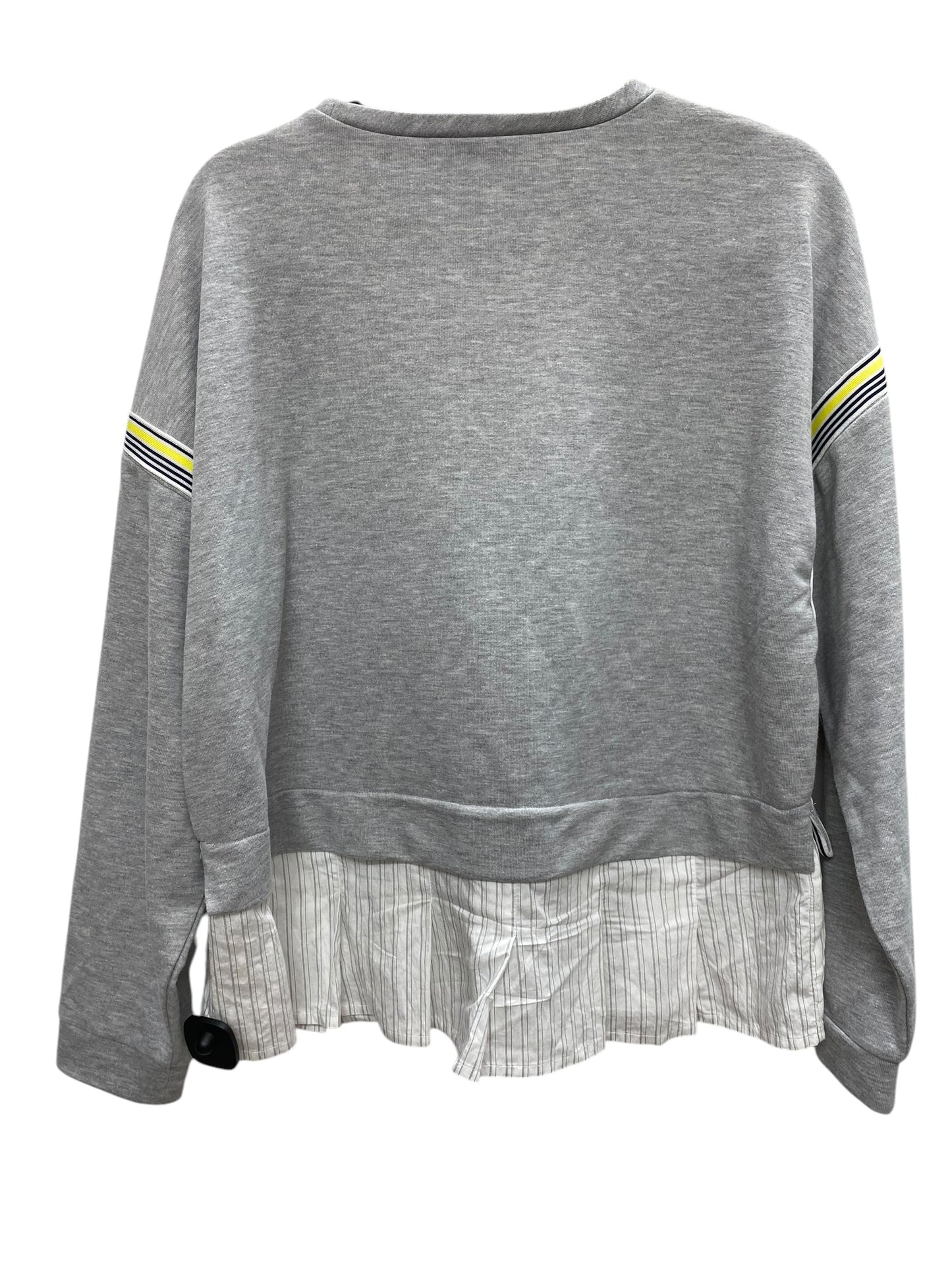 Top Long Sleeve By Maeve In Grey, Size: M