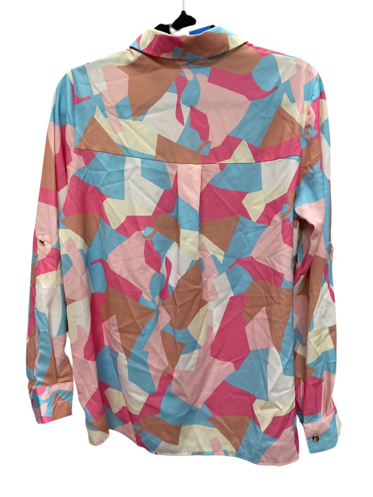 Top Long Sleeve By Clothes Mentor In Multi-colored, Size: M