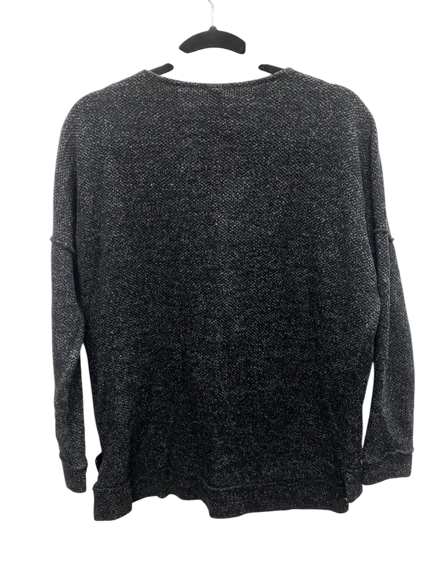 Top Long Sleeve By Clothes Mentor In Black, Size: M