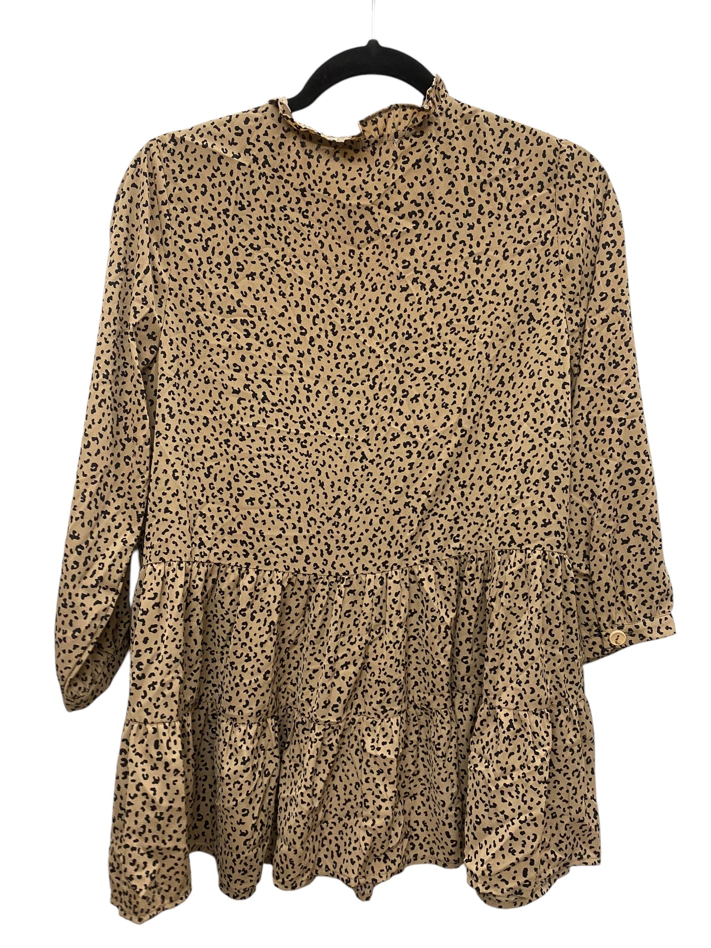 Top Long Sleeve By Entro In Animal Print, Size: S