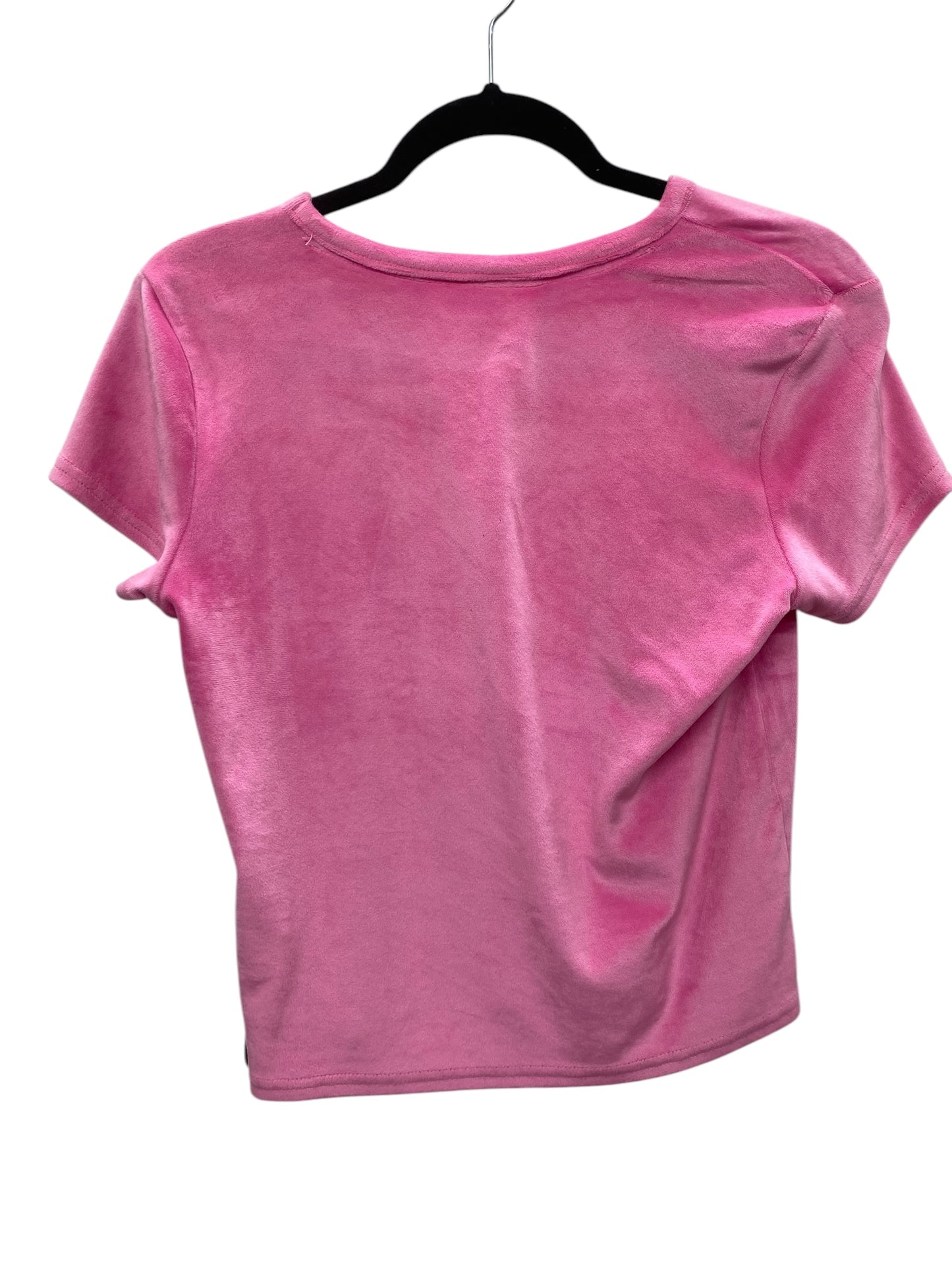 Top Short Sleeve By Juicy Couture In Pink, Size: S