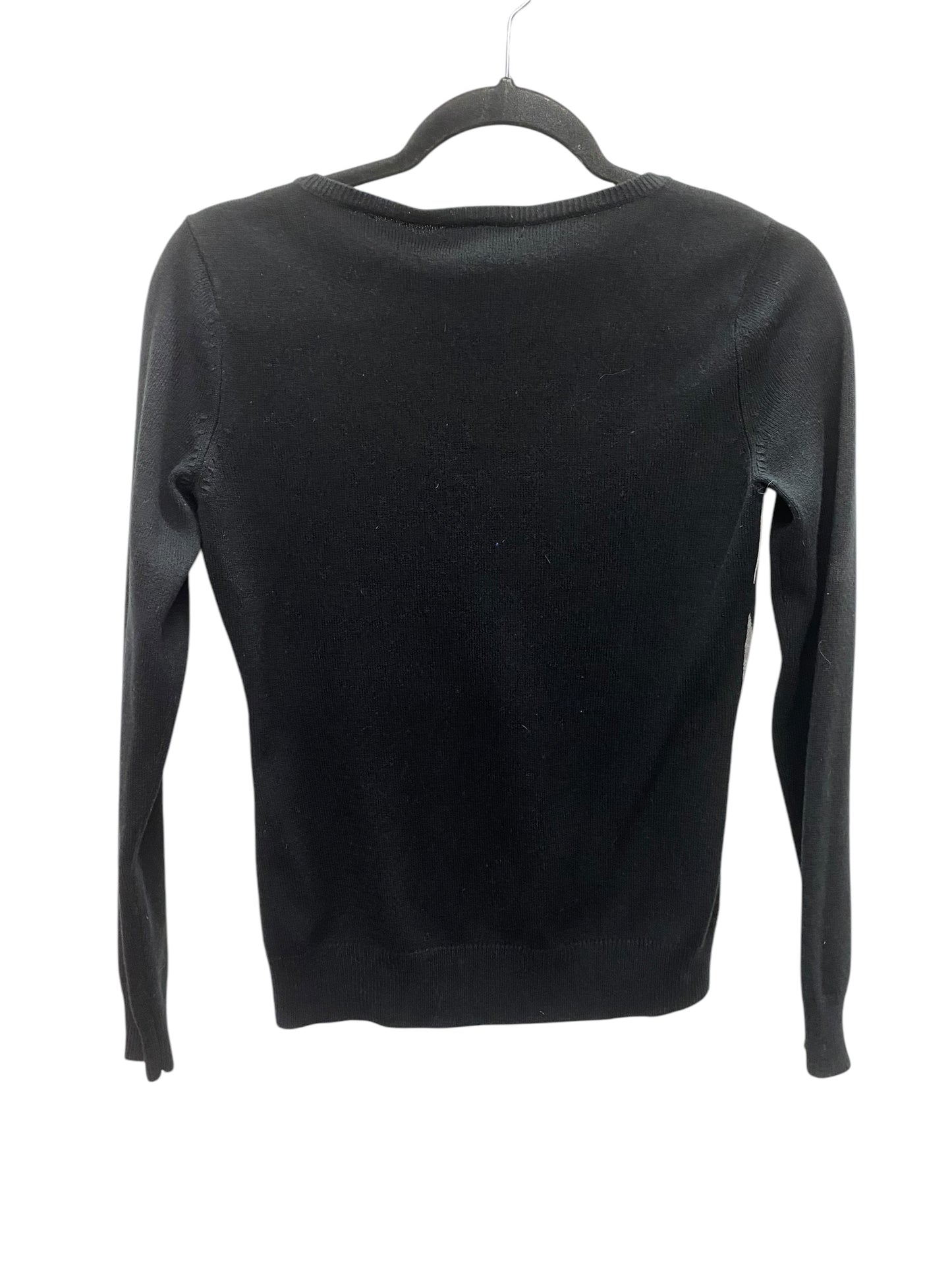 Top Long Sleeve By New York And Co In Black & Pink, Size: Xs