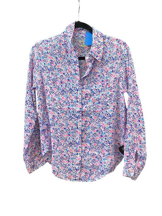 Top Long Sleeve By Lilly Pulitzer In Floral Print, Size: Xs