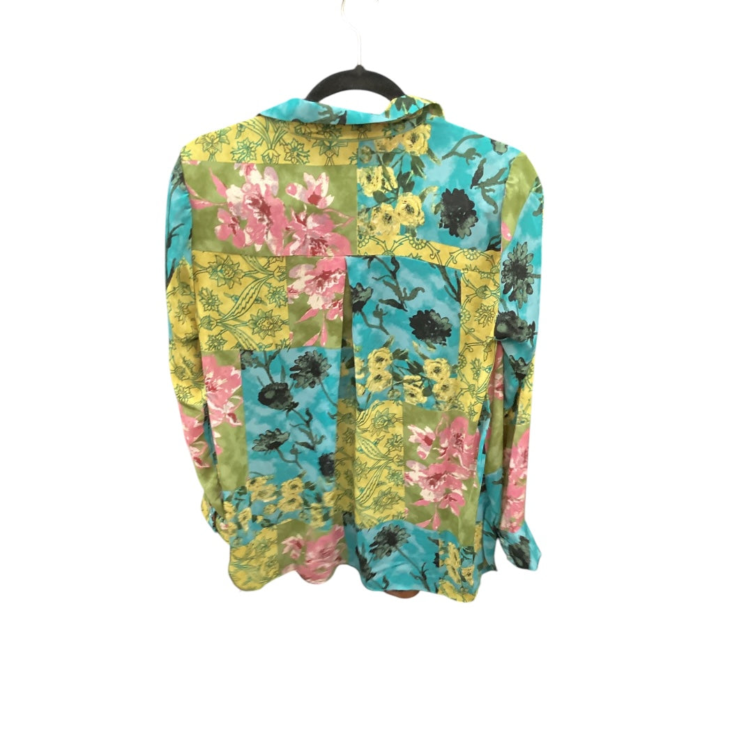 Top Long Sleeve By Rose And Olive In Multi-colored, Size: S