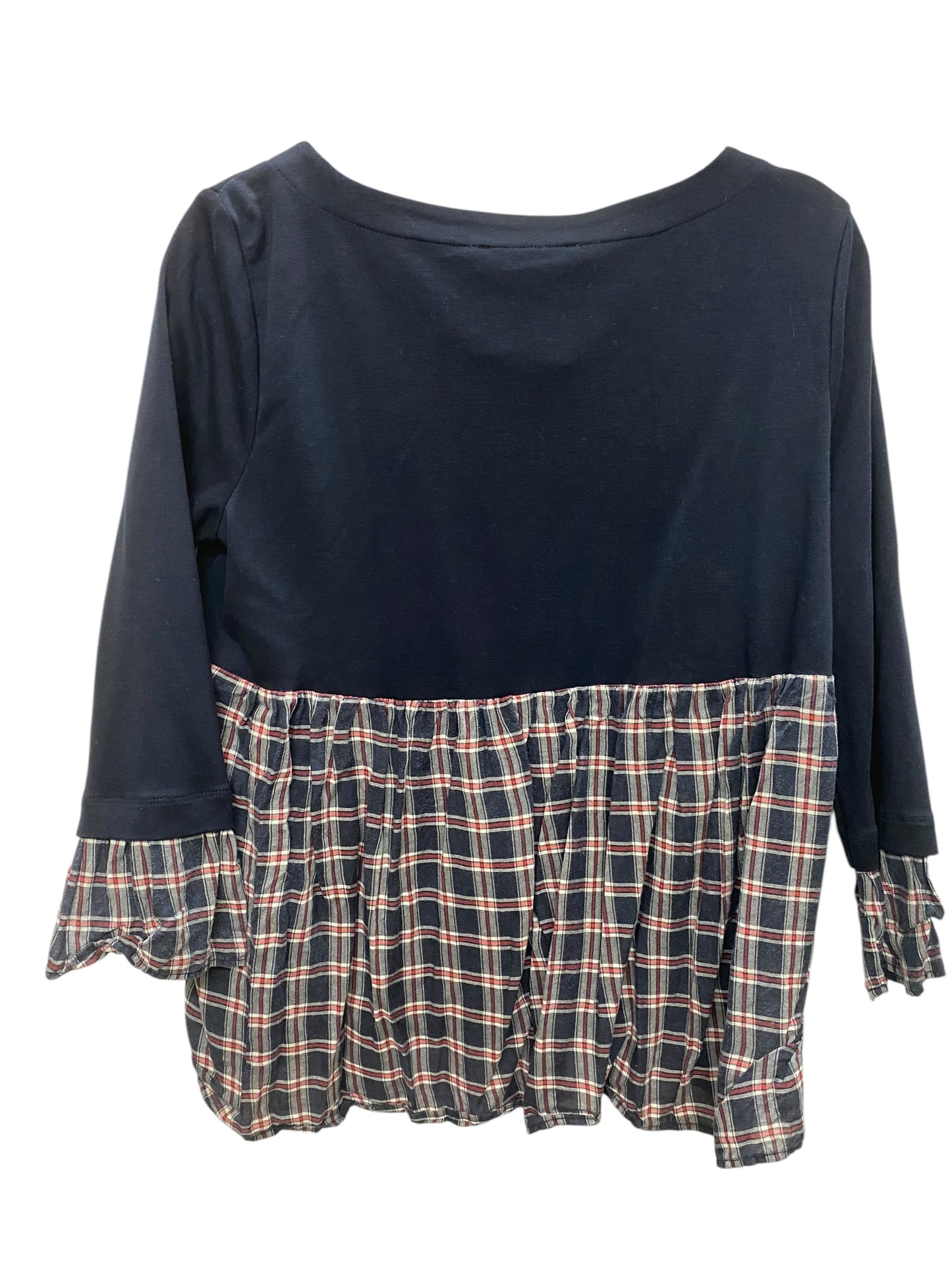 Top Long Sleeve By Loft In Blue, Size: M