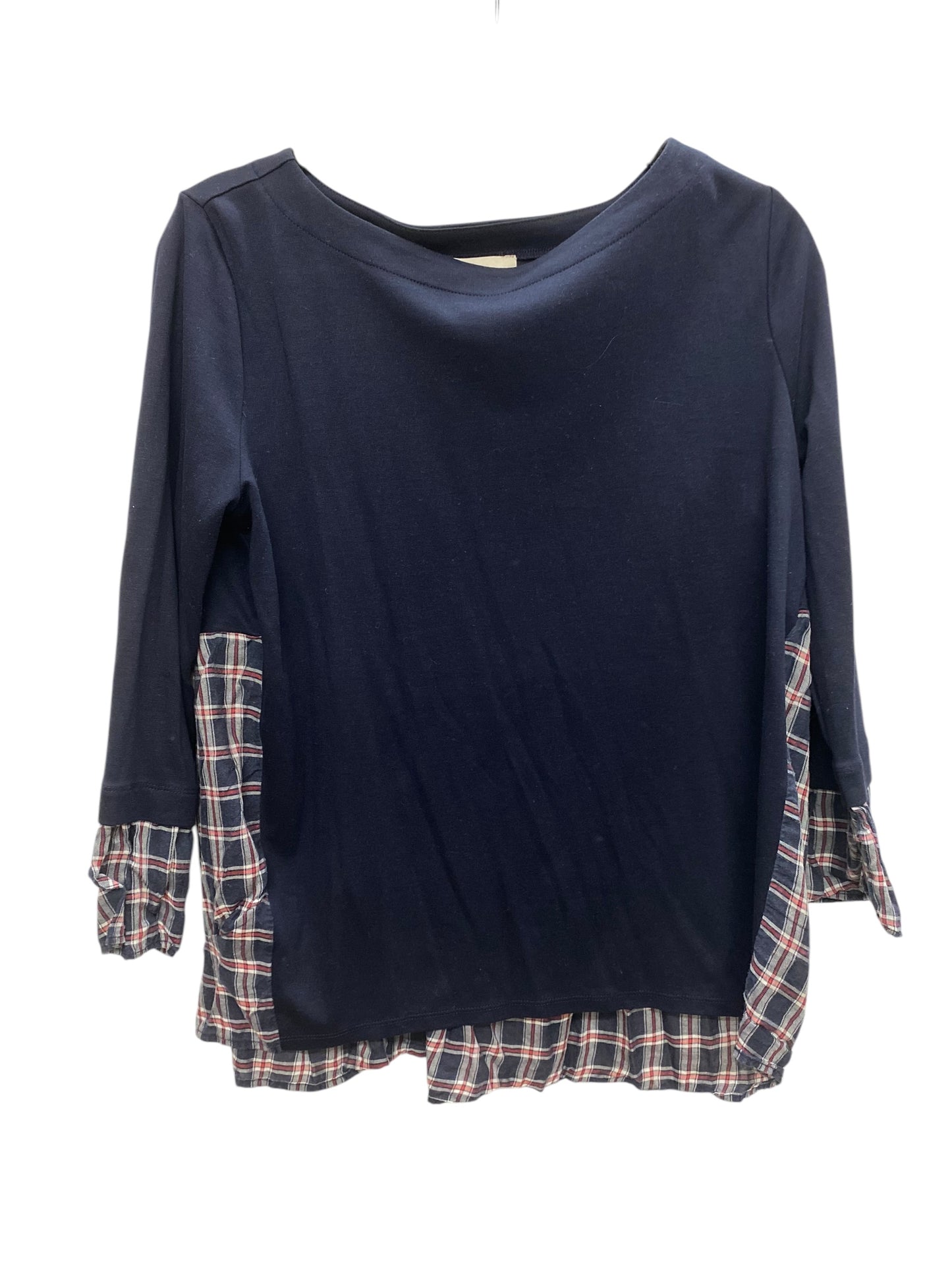 Top Long Sleeve By Loft In Blue, Size: M