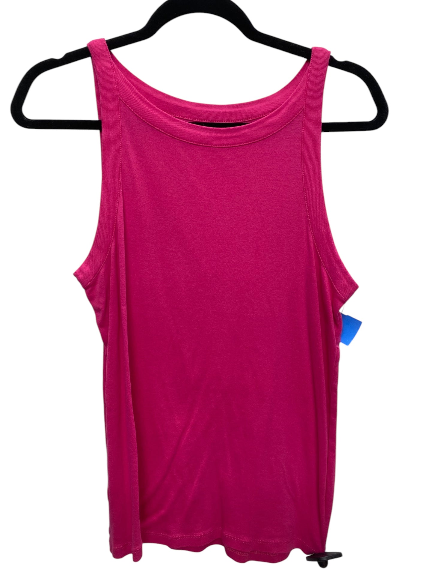 Top Sleeveless Basic By Loft In Pink, Size: L