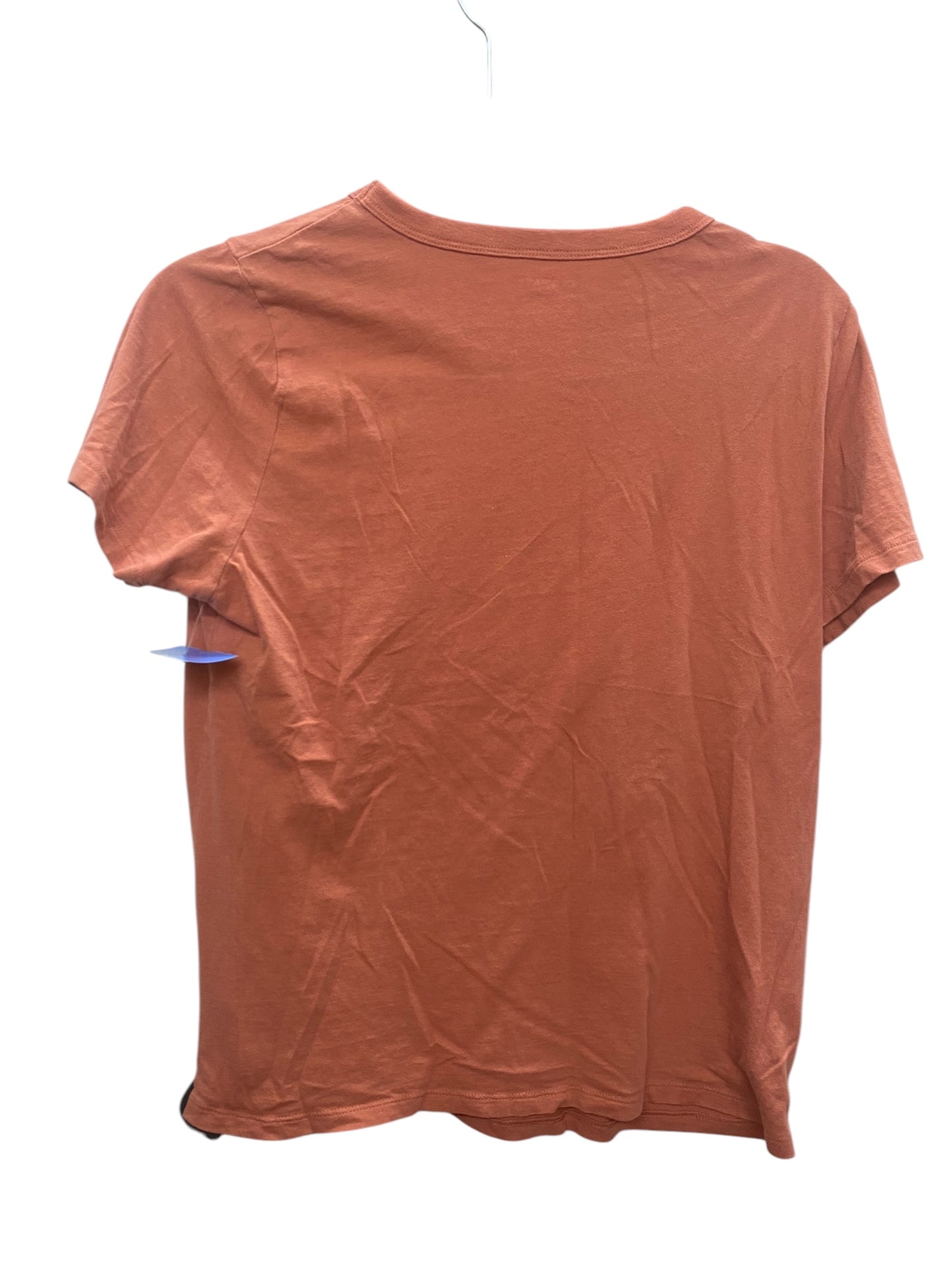 Top Short Sleeve Basic By Old Navy In Coral, Size: S