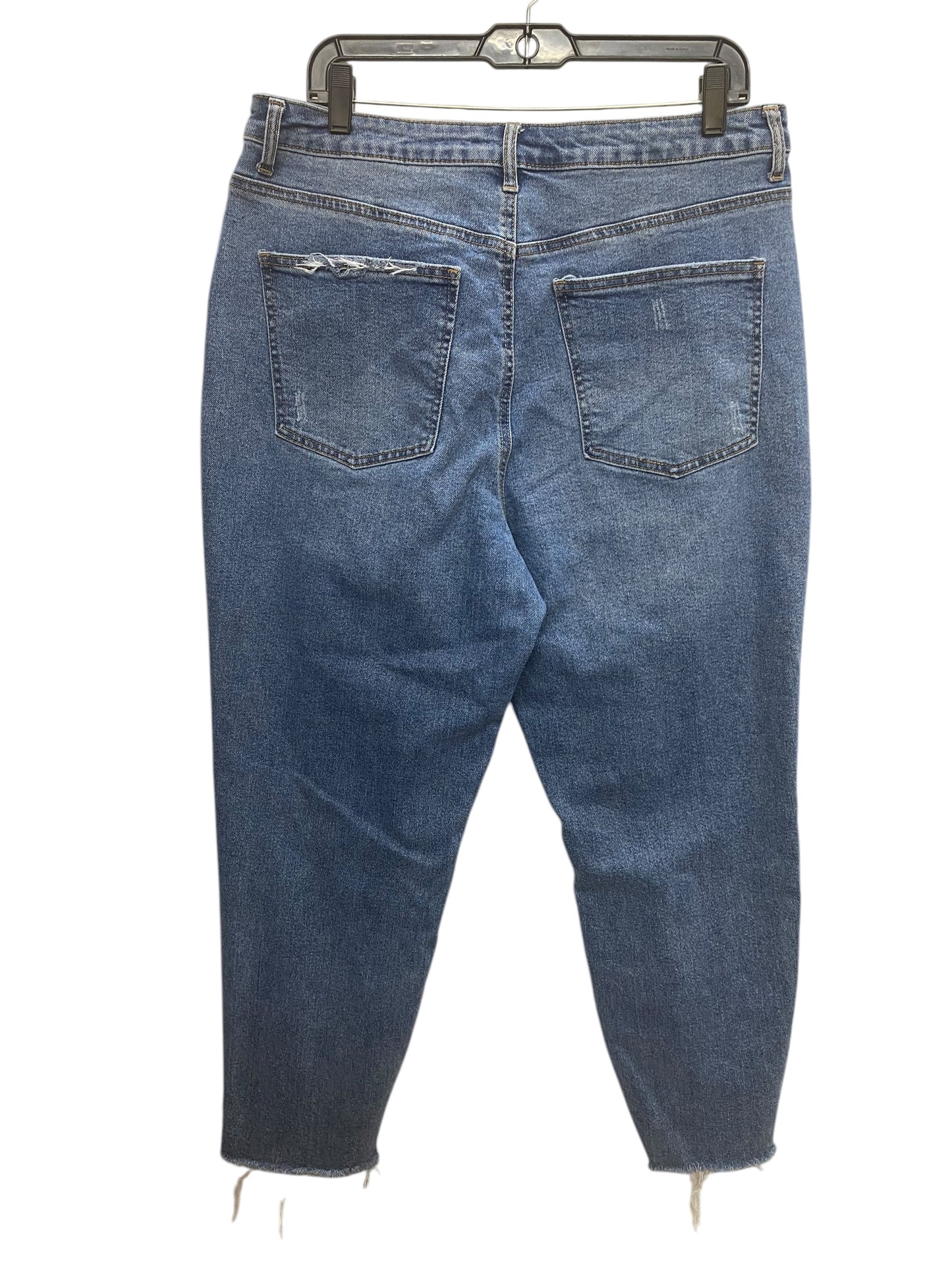 Jeans Straight By Clothes Mentor In Blue Denim, Size: 14