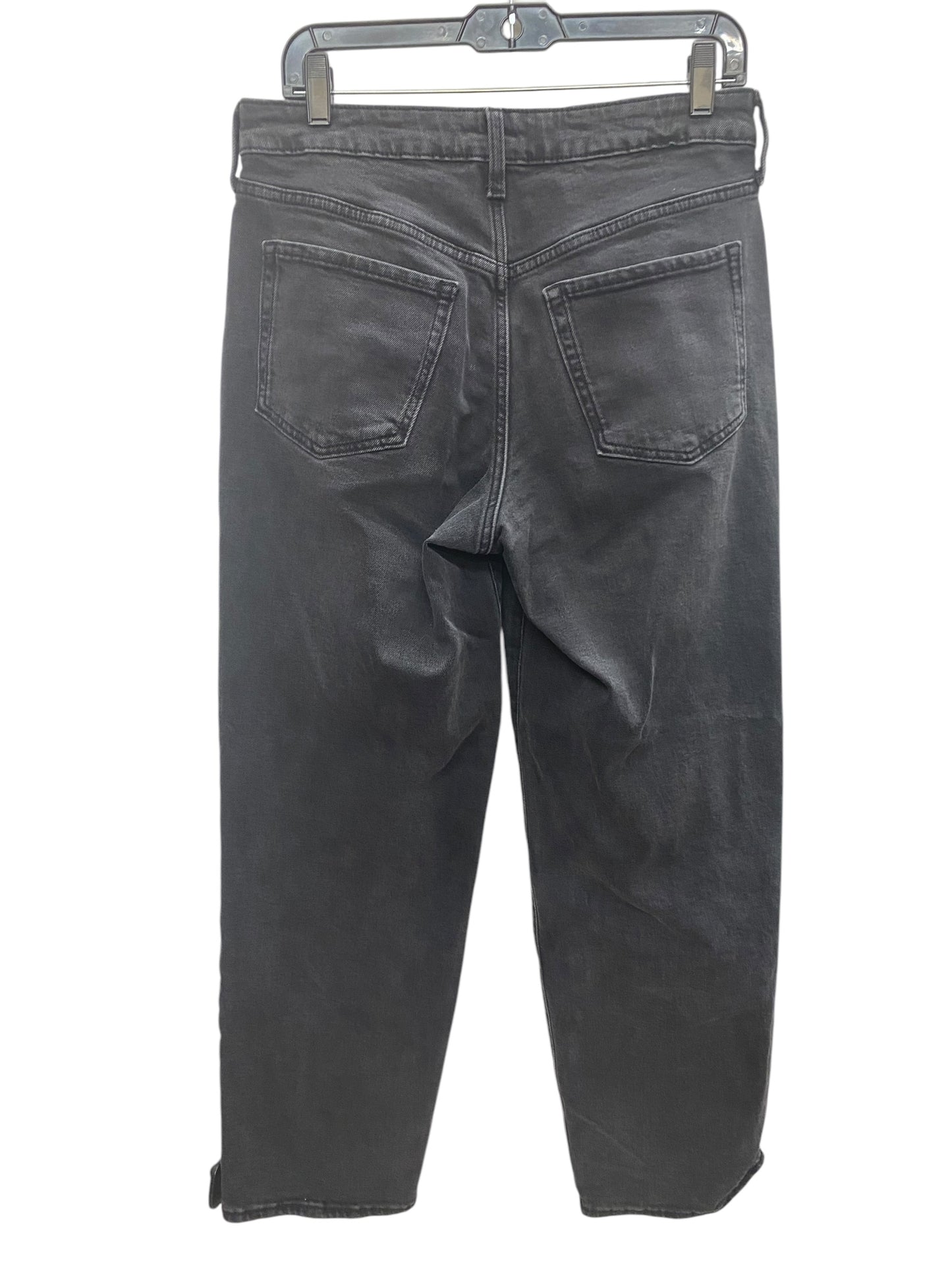 Jeans Boyfriend By Old Navy In Black Denim, Size: 8