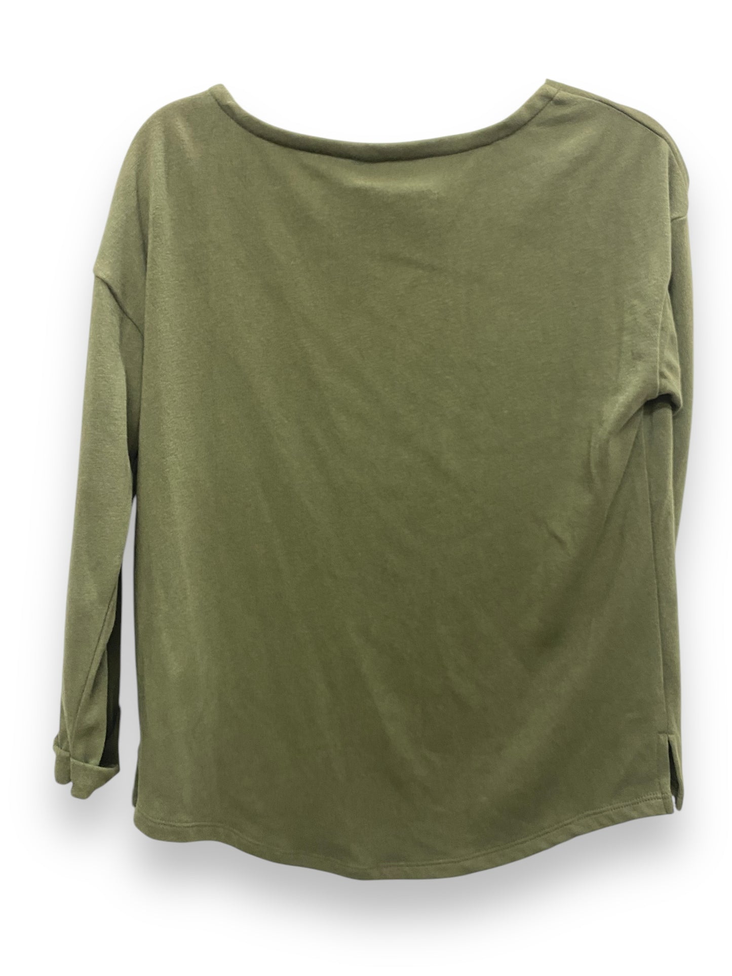 Top Long Sleeve Basic By Old Navy In Green, Size: M