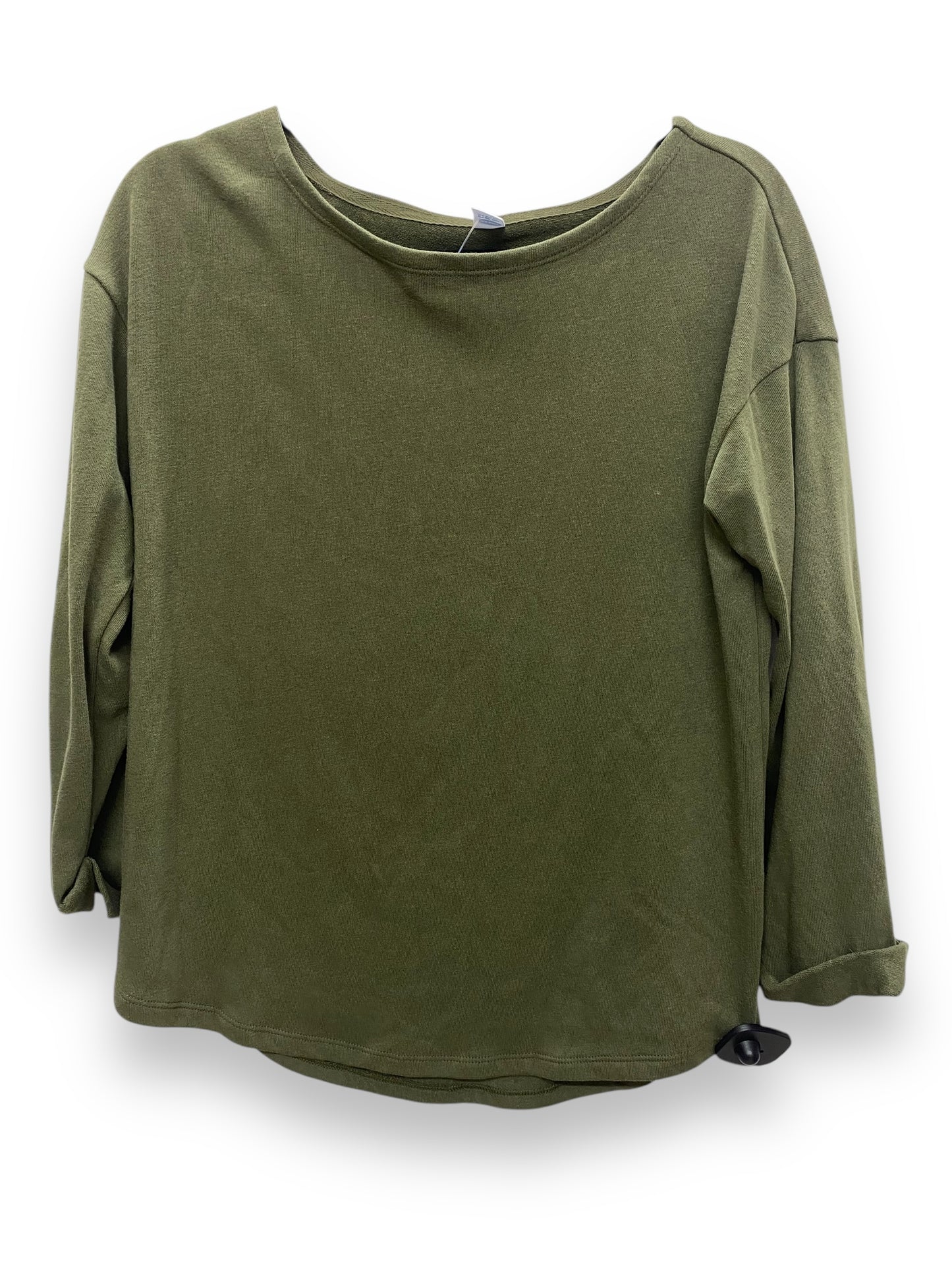 Top Long Sleeve Basic By Old Navy In Green, Size: M