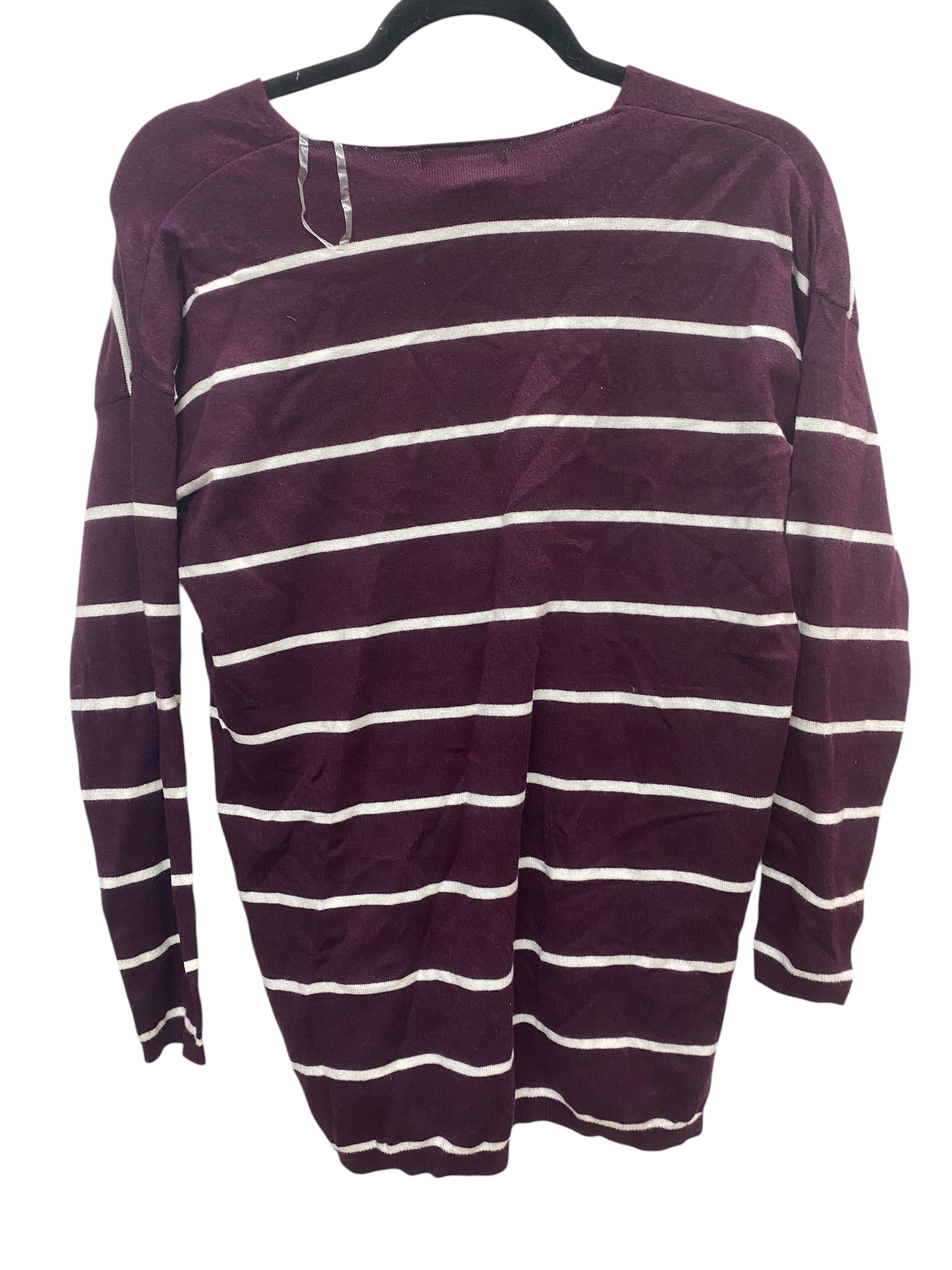 Top Long Sleeve By Staccato In Purple, Size: S