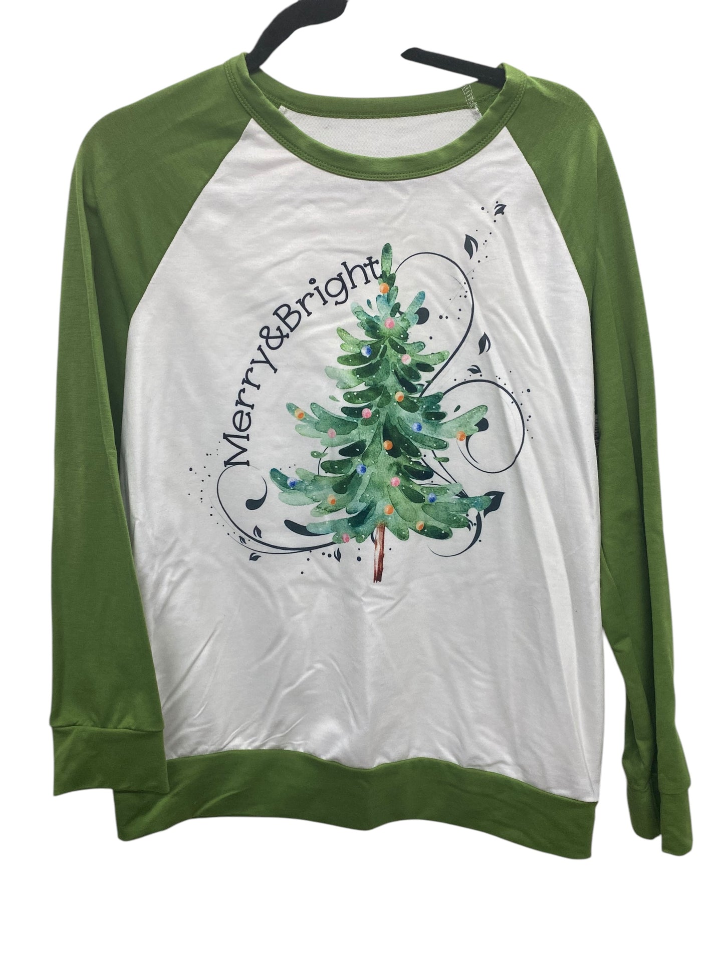 Top Long Sleeve By Clothes Mentor In Green, Size: L