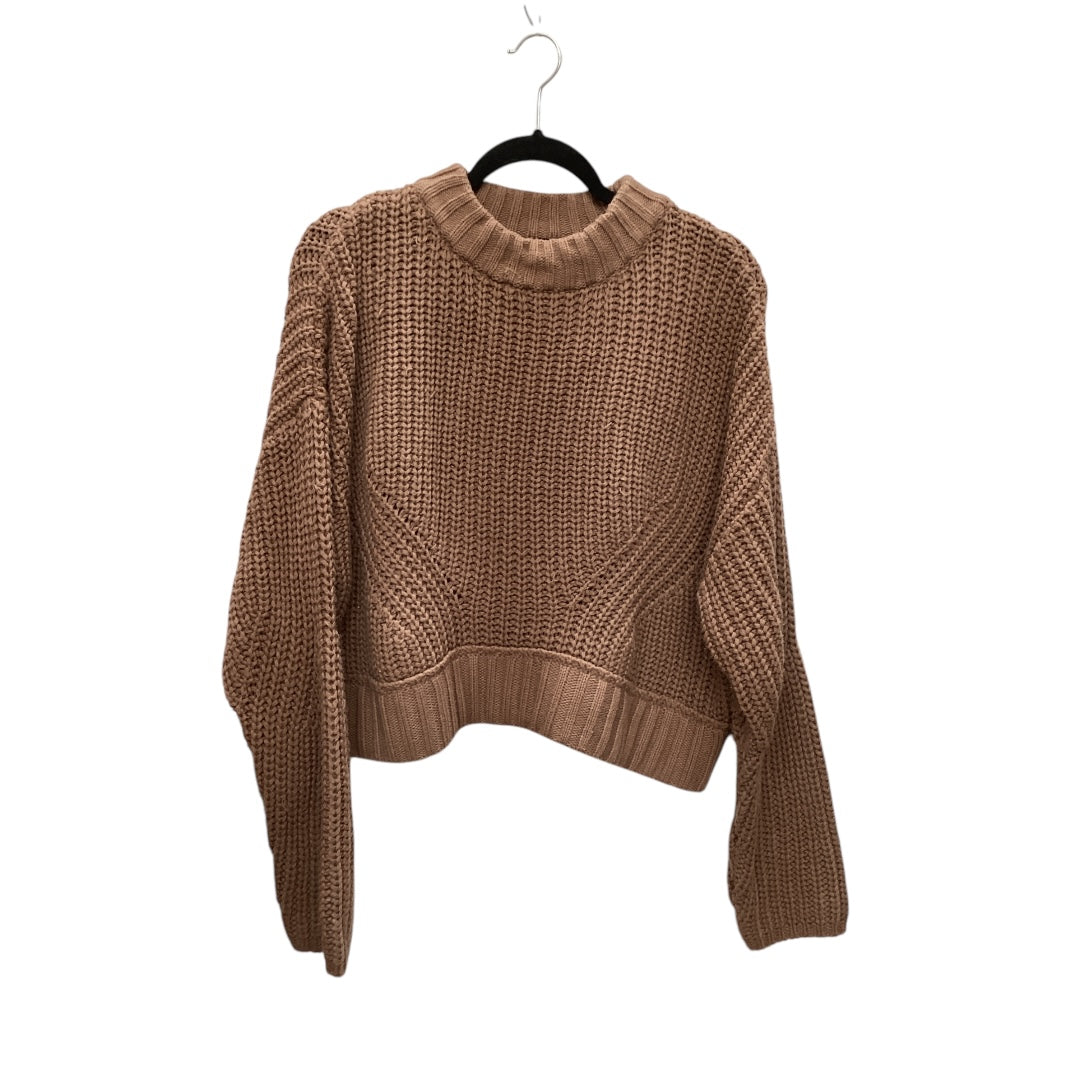 Sweater By Clothes Mentor In Brown, Size: M