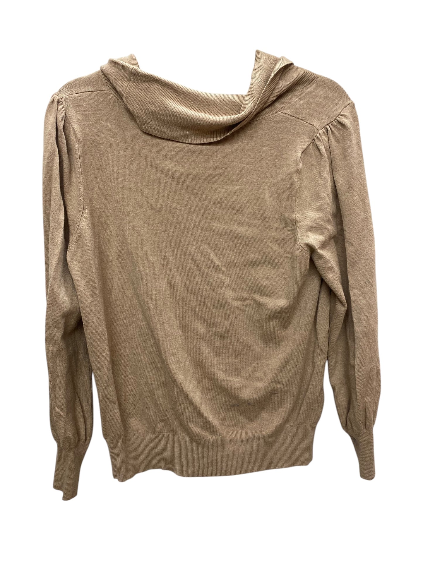 Top Long Sleeve By Clothes Mentor In Beige, Size: 1x