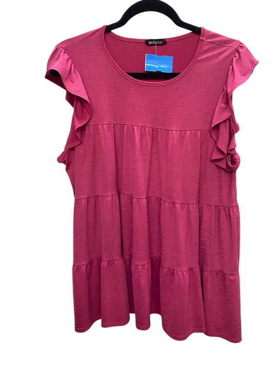 Top Sleeveless By Heimish Usa In Pink, Size: L