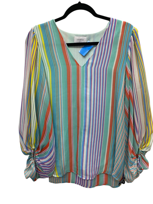 Top Long Sleeve By Clothes Mentor In Multi-colored, Size: M