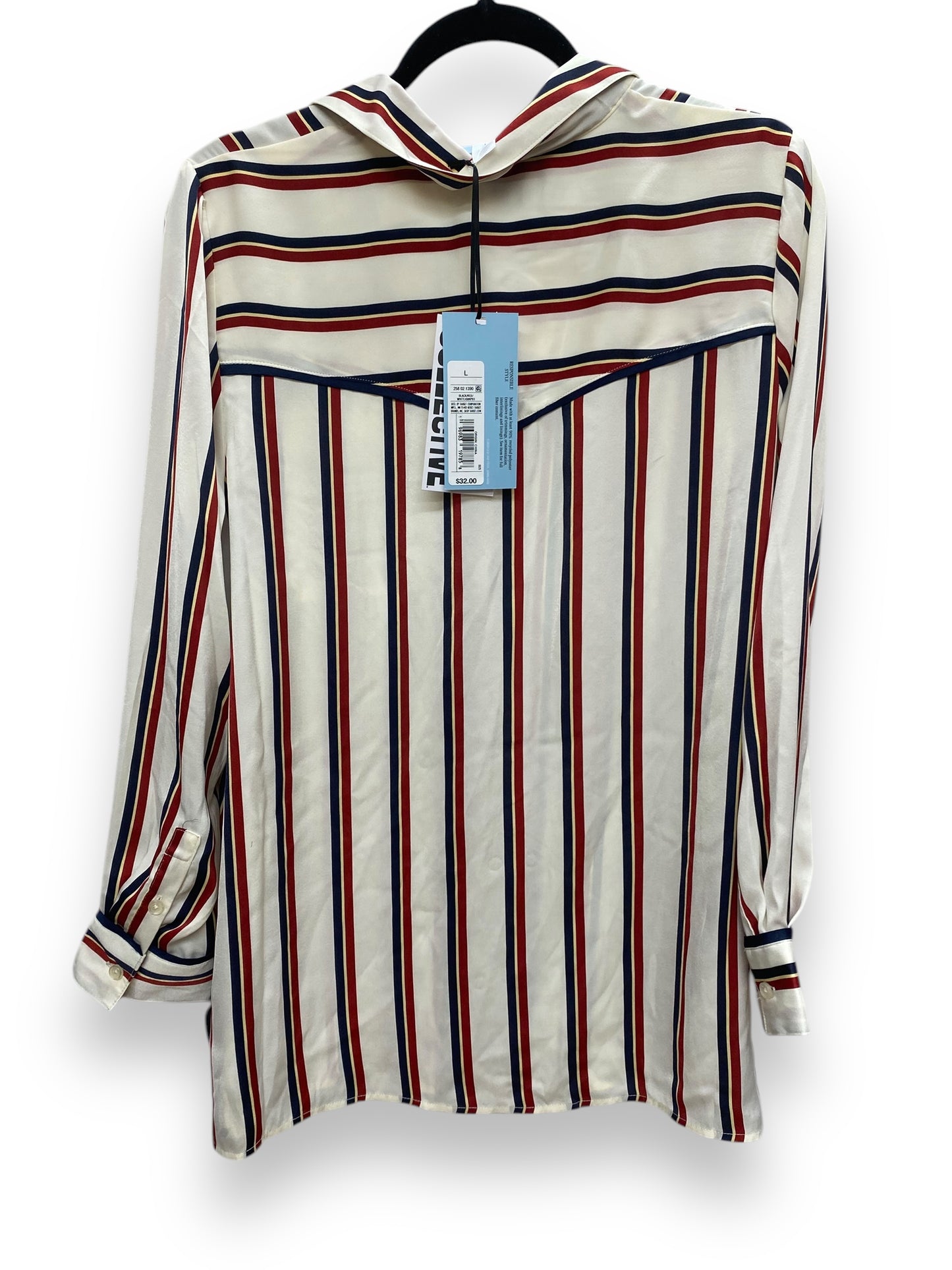 Top Long Sleeve By Clothes Mentor In Multi-colored, Size: L