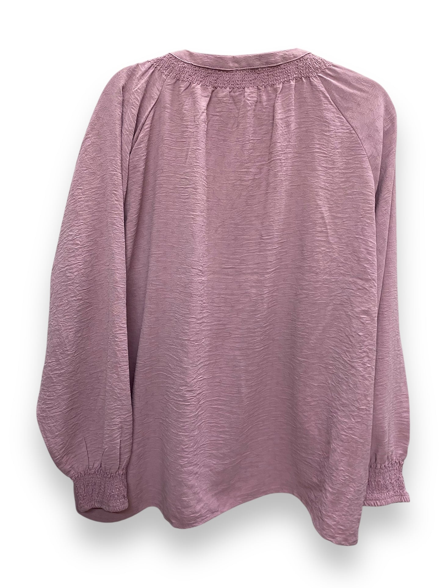 Top Long Sleeve By Wonderly In Purple, Size: Xl