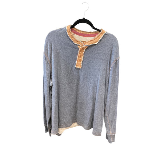 Top Long Sleeve By Clothes Mentor In Grey, Size: Xl