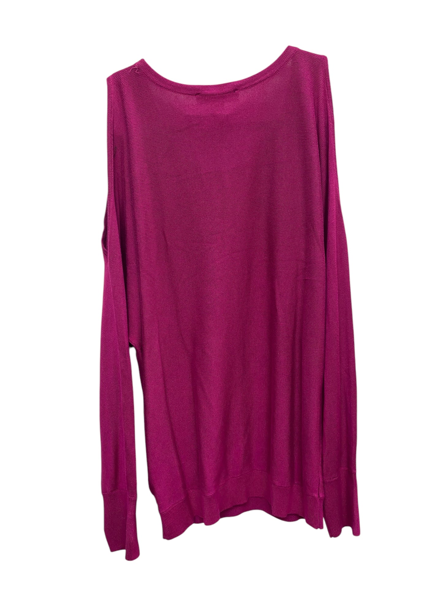 Top Long Sleeve By Inc In Purple, Size: M