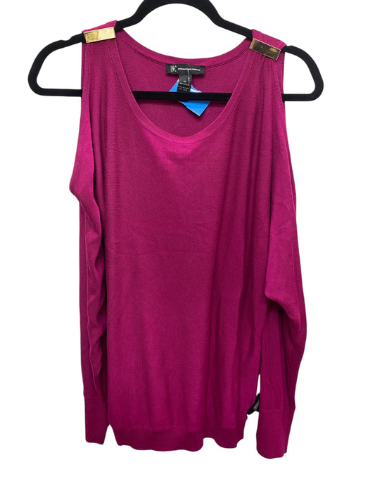 Top Long Sleeve By Inc In Purple, Size: M