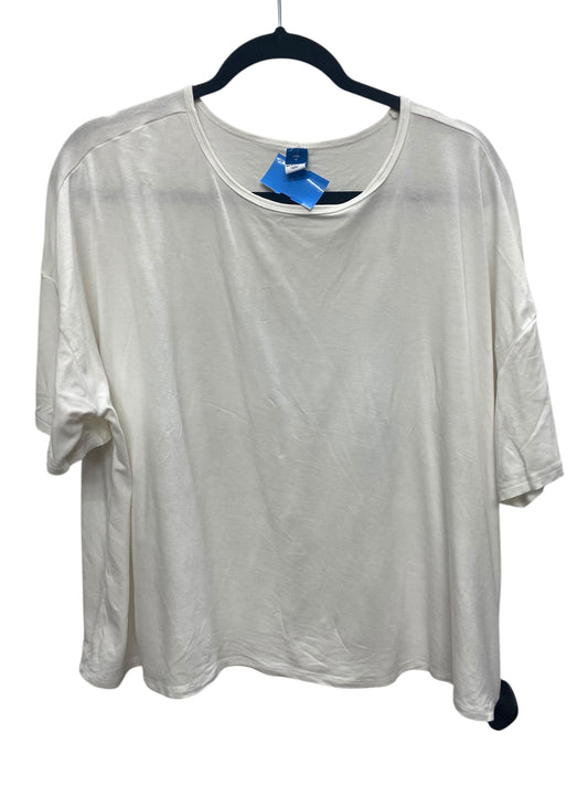 Top Short Sleeve Basic By Old Navy In White, Size: M