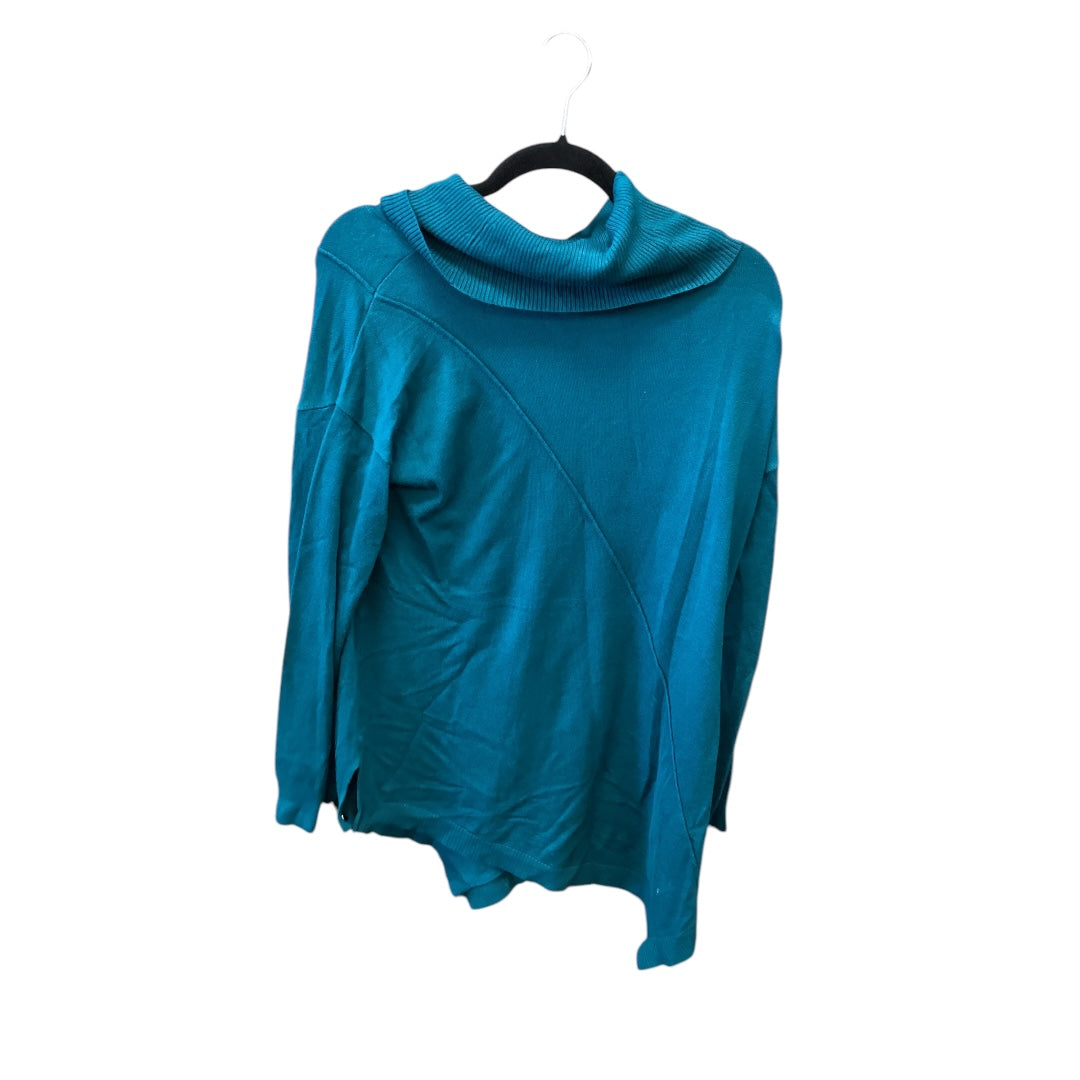 Top Long Sleeve By Cato In Teal, Size: M