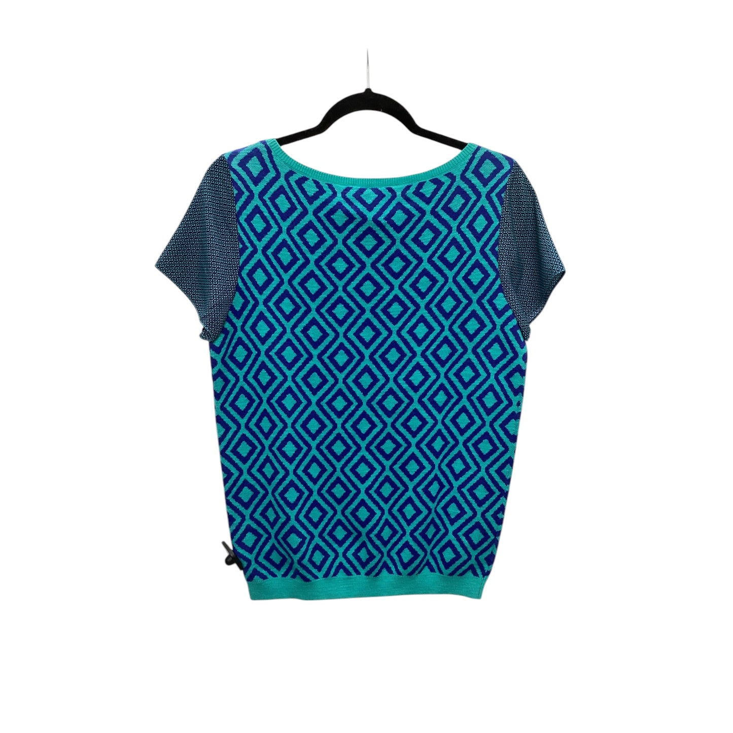 Top Short Sleeve By Loft In Blue, Size: M