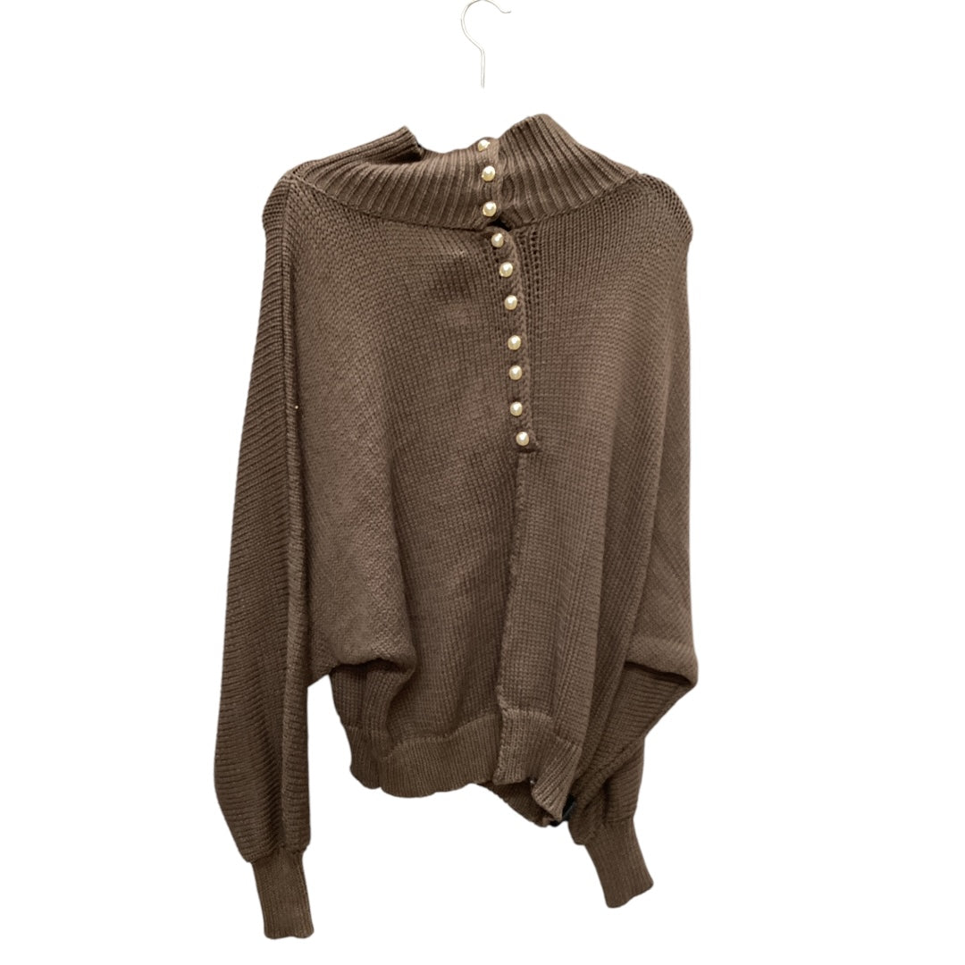 Sweater By Pol In Brown, Size: L