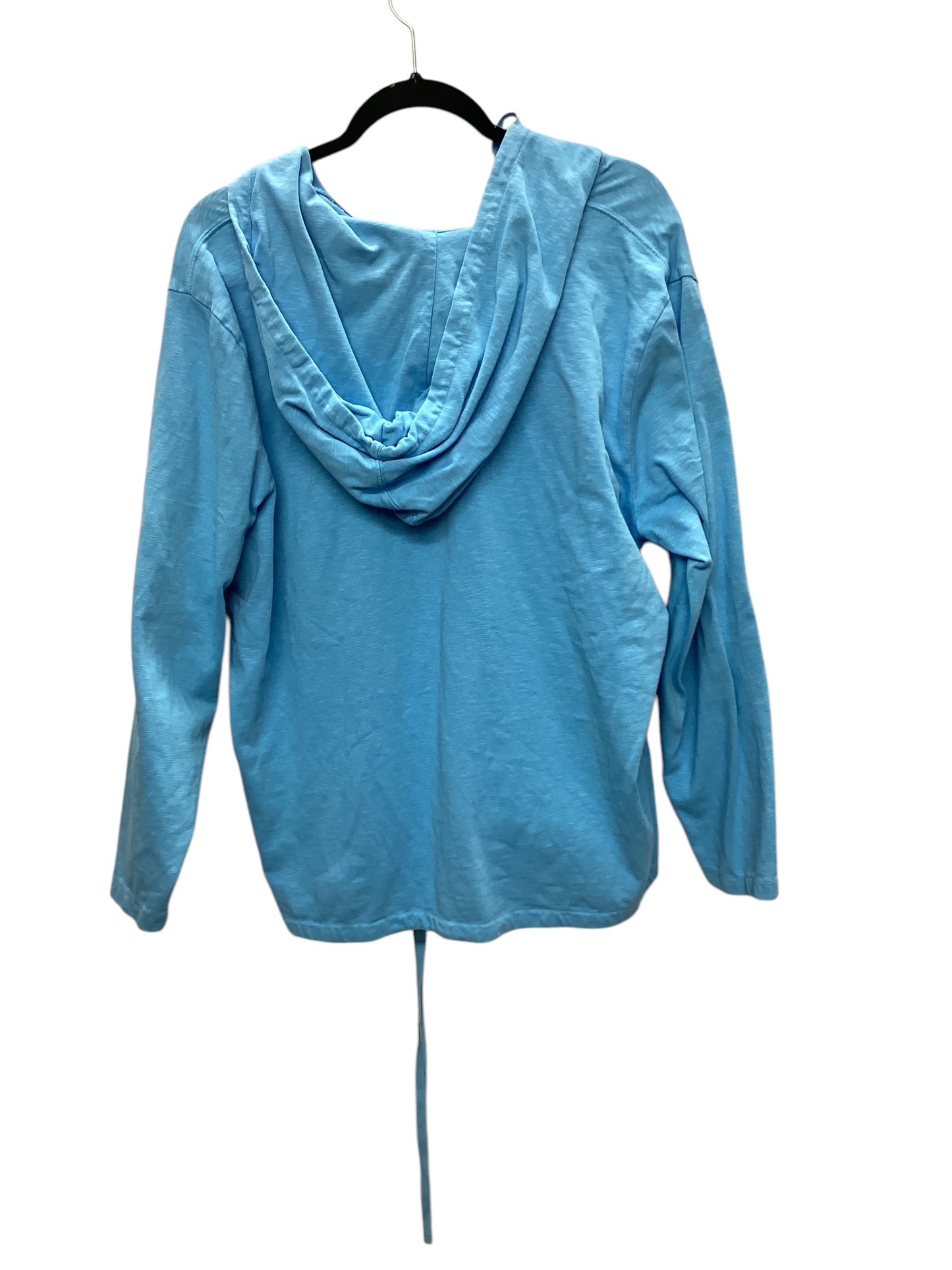 Sweatshirt Collar By Coldwater Creek In Blue, Size: Xl